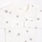 INFANT SNOWFLAKE PRINT Pajama Set - OFF WHITE | Petit Lem - Jenni Kidz