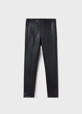 Leatherette Leggings Girl | Mayoral - Mayoral