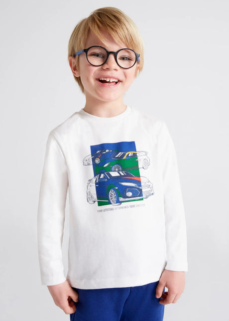 Long Sleeve Car T-shirt Boy | Mayoral - Mayoral