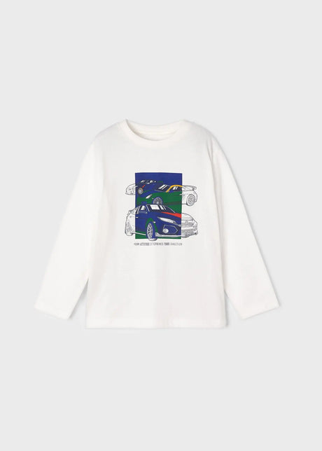 Long Sleeve Car T-shirt Boy | Mayoral - Mayoral