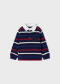 Long Sleeve Striped Polo Shirt Baby | Mayoral - Mayoral