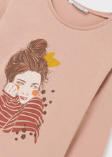 Long Sleeved Graphic T-shirt Girl | Mayoral - Mayoral