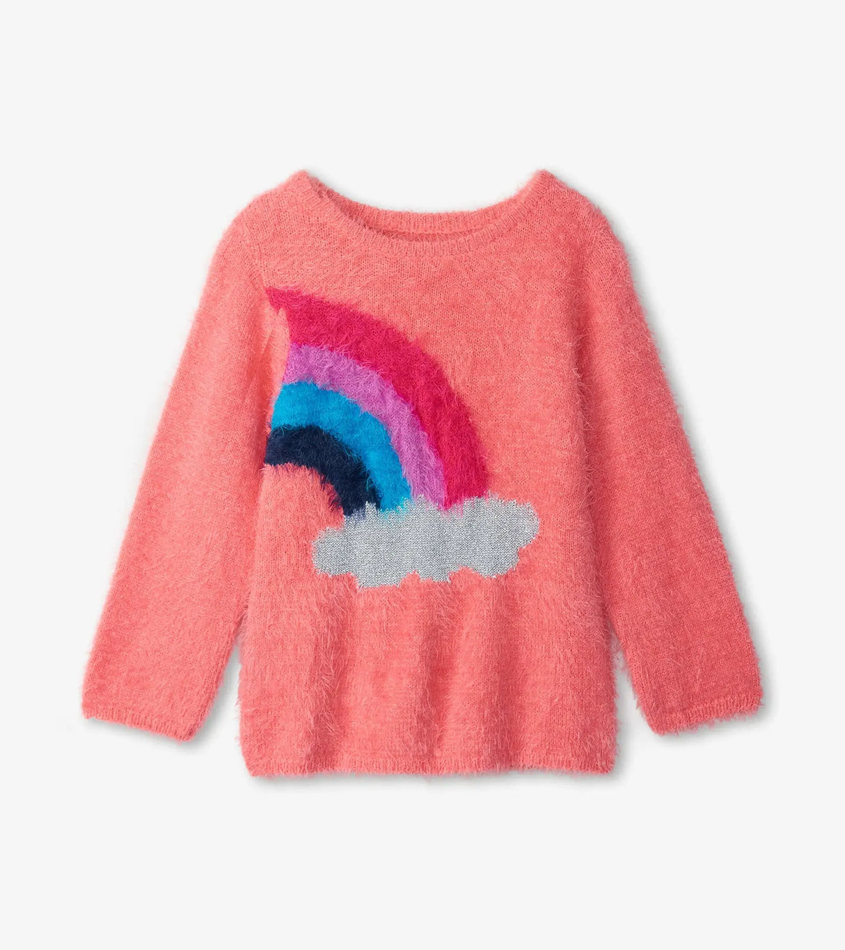Magical Rainbow Shimmer Fuzzy Sweater | Hatley - Jenni Kidz