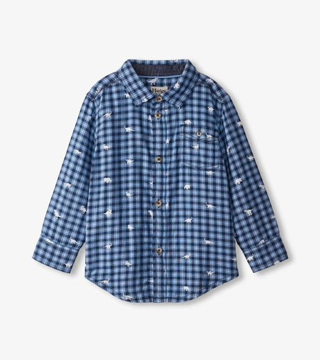 Mini Dinos Button Down Shirt | Hatley - Jenni Kidz