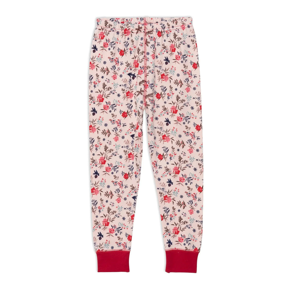 Organic Cotton Two Piece Printed Pajama Set With Deer | DEUX PAR DEUX - Jenni Kidz