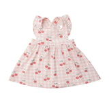 Pinafore Top and Bloomer - Cherry Gingham | Angel Dear - Jenni Kidz