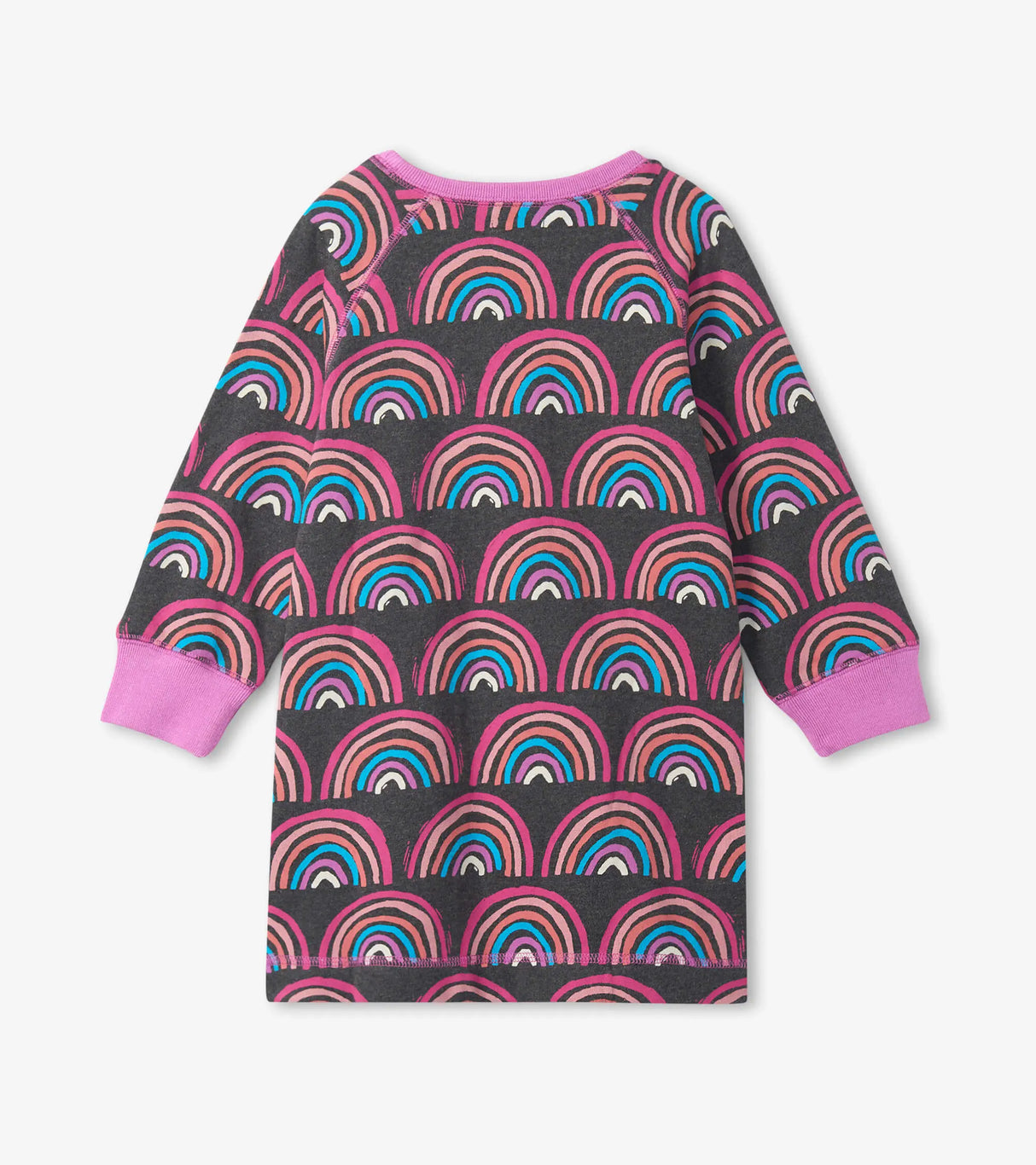 Prismatic Rainbows Sweatshirt Dress | Hatley - Jenni Kidz