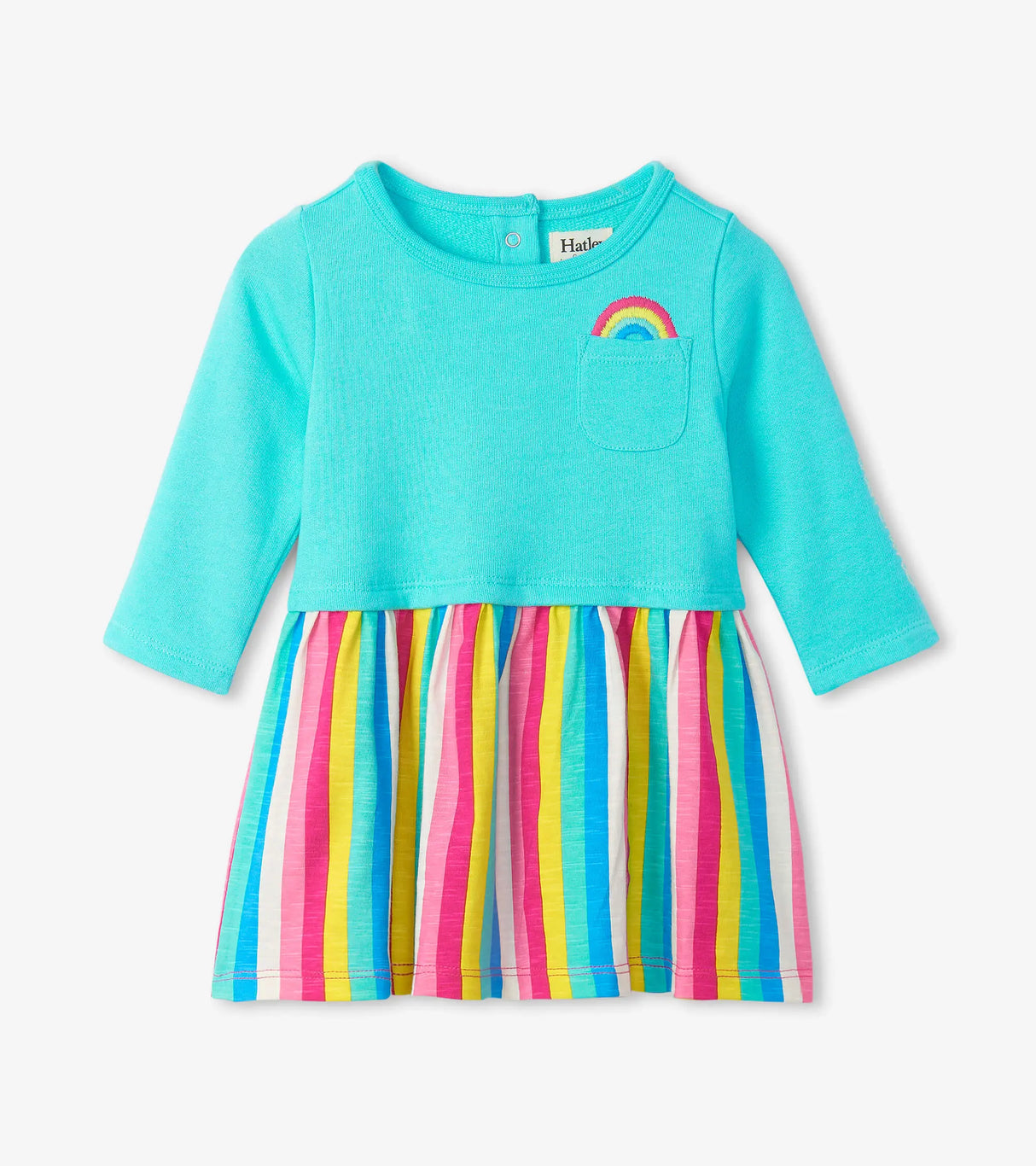 Radiant Rainbow Layered Knit Baby Dress | Hatley - Hatley