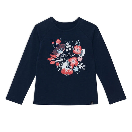 Raglan Long Sleeve Top Navy Blue | DEUX PAR DEUX - DEUX PAR DEUX