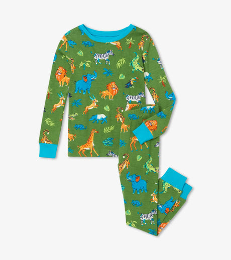 Safari Adventure Organic Cotton Pajama Set | Hatley - Hatley