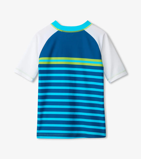 Sea Stripes Short Sleeve Rashguard | Hatley - Hatley