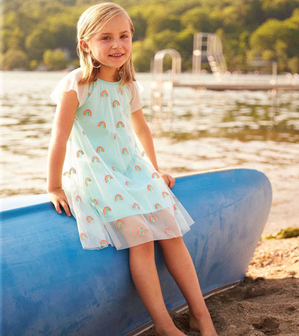 Shimmer Rainbows Tiered Tulle Dress | Hatley - Hatley