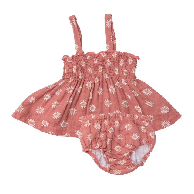 Smocked Top and Bloomer - Daisy Dot | Angel Dear - Angel Dear