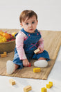 Spring Blue Pleated Denim Baby Overalls | Hatley - Jenni Kidz