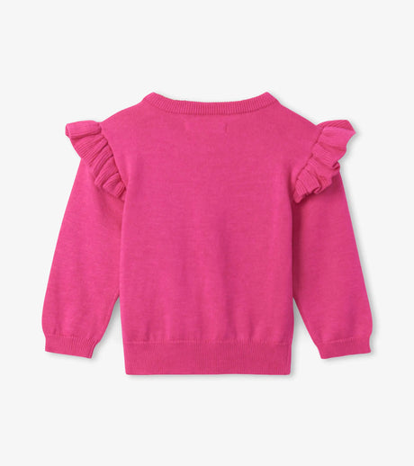 Stripy Butterfly Baby Ruffle Sleeve Sweater | Hatley - Jenni Kidz