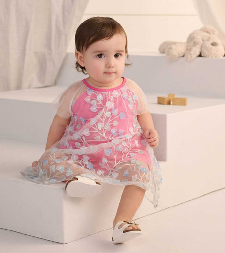 Summer Hearts Baby Tiered Tulle Dress | Hatley - Hatley