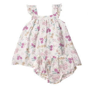 Angel Dear Dreamy Meadow Floral cotton muslin sundress for girls, image 1