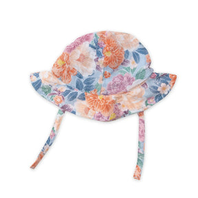 Angel Dear Camellia cotton muslin sun hat for babies, image 1