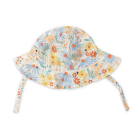 Angel Dear Coneflower cotton muslin sun hat for babies, image 1