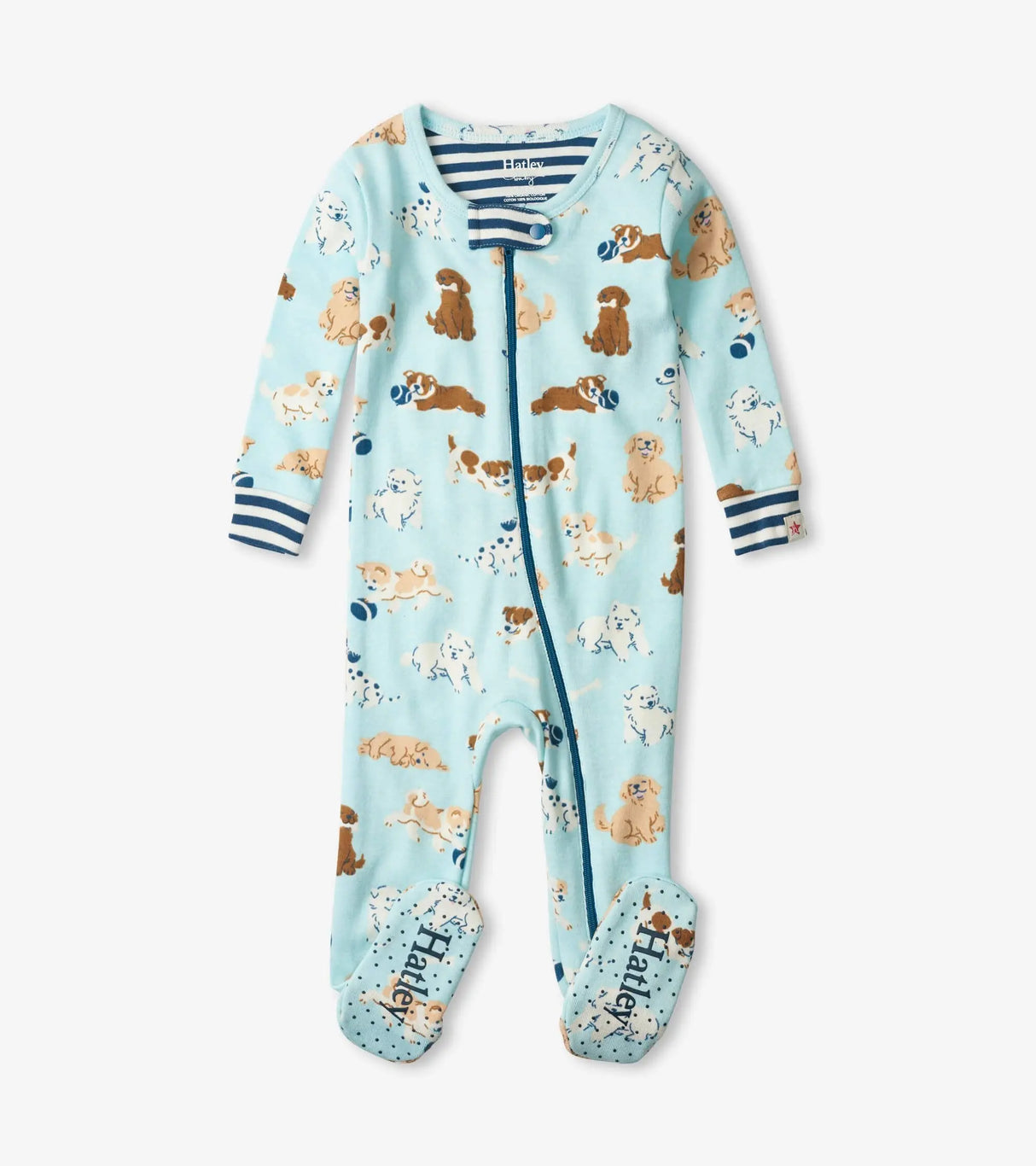 Tender Pups Organic Cotton Footed Coverall | Hatley - Jenni Kidz