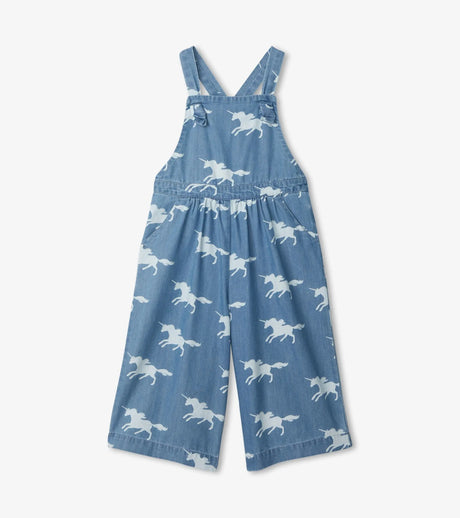 Unicorn Silhouettes Chambray Romper | Hatley - Hatley