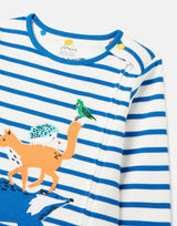 Winfield Organically Grown Cotton Artwork Romper | Joules - Joules