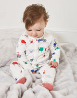Ziggy Organically Grown Cotton Printed Babygrow | Joules - Joules