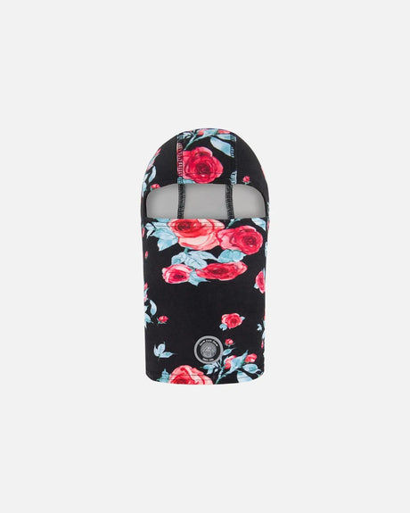 Jersey Balaclava Black Printed Roses | Deux par Deux | Jenni Kidz