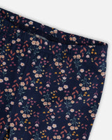 Jersey Leggings Navy Floral | Deux par Deux | Jenni Kidz