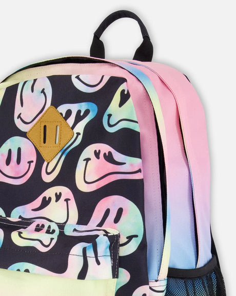 Kids Backpack Smiley Face Girl | Deux par Deux | Jenni Kidz