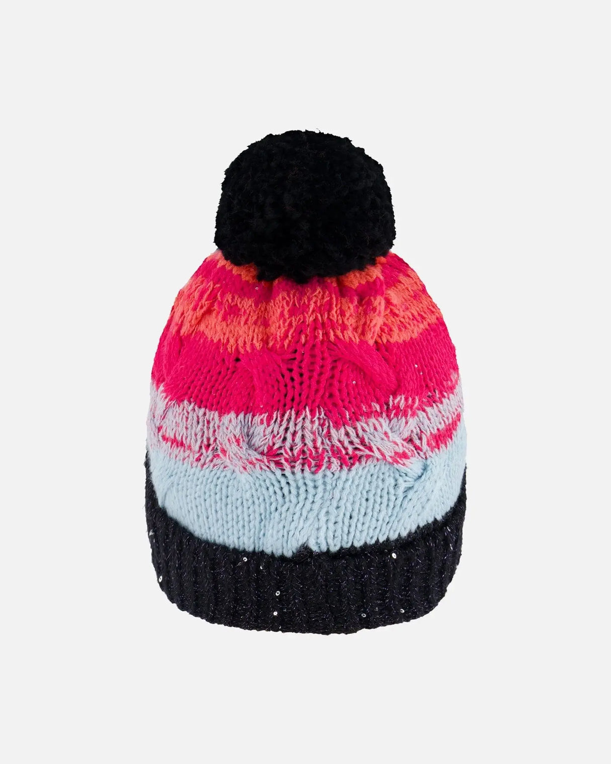 Knit Hat Gradient Blue, Coral And Fuschia | Deux par Deux | Jenni Kidz