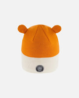 Knit Hat Orange Fox Face | Deux par Deux | Jenni Kidz