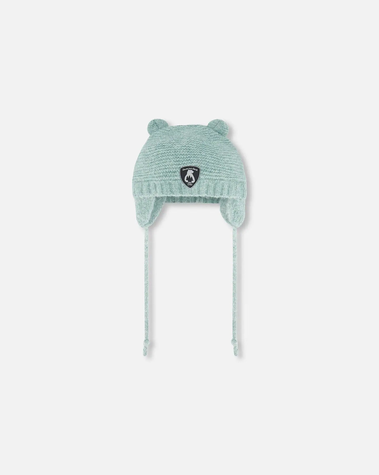 Knit Hat With Ears Green | Deux par Deux | Jenni Kidz