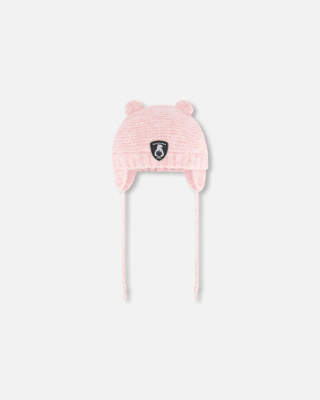 Knit Hat With Ears Pink | Deux par Deux | Jenni Kidz