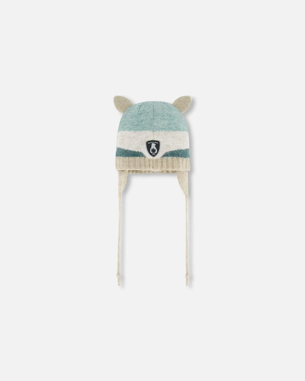 Knit Hat With Ears Racoon Face | Deux par Deux | Jenni Kidz