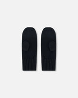 Knit Mittens Black | Deux par Deux | Jenni Kidz