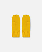 Knit Mittens Yellow | Deux par Deux | Jenni Kidz