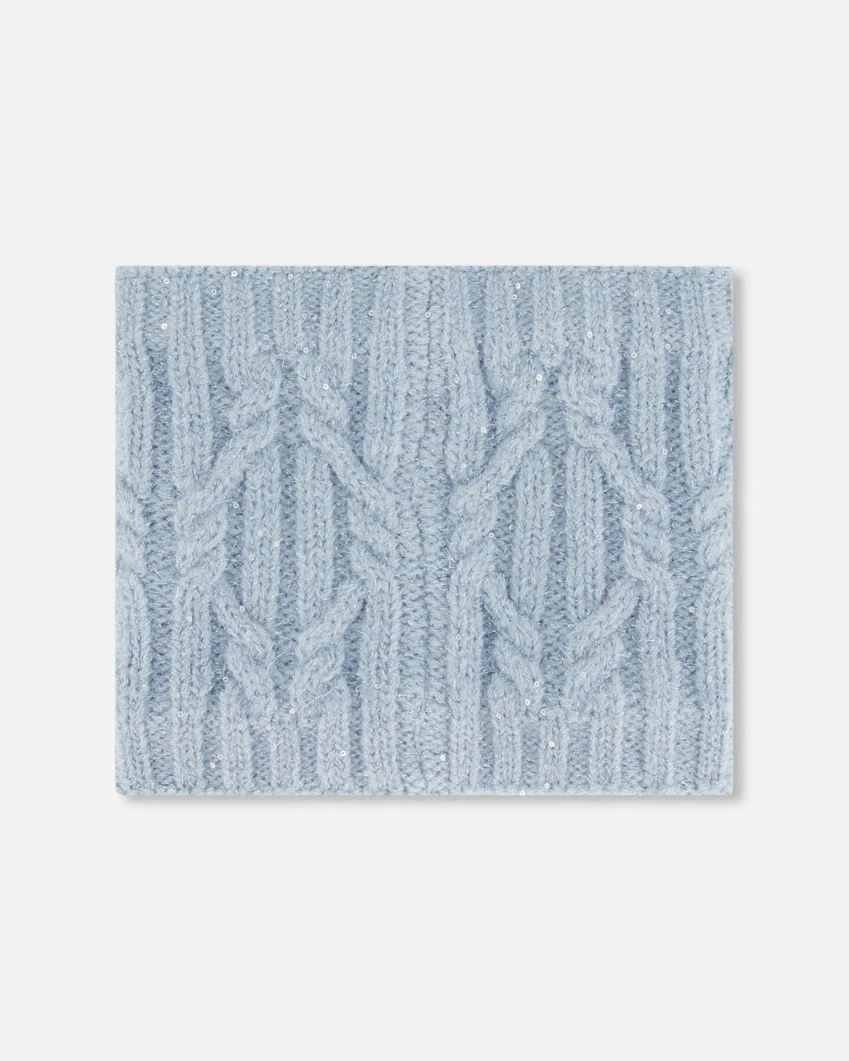 Knit Neckwarmer Air Blue | Deux par Deux | Jenni Kidz