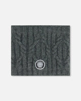 Knit Neckwarmer Dark Gray | Deux par Deux | Jenni Kidz