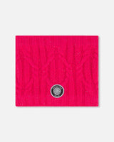 Knit Neckwarmer Fuschia Pink | Deux par Deux | Jenni Kidz