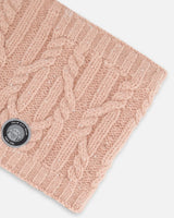 Knit Neckwarmer Light Pink | Deux par Deux | Jenni Kidz