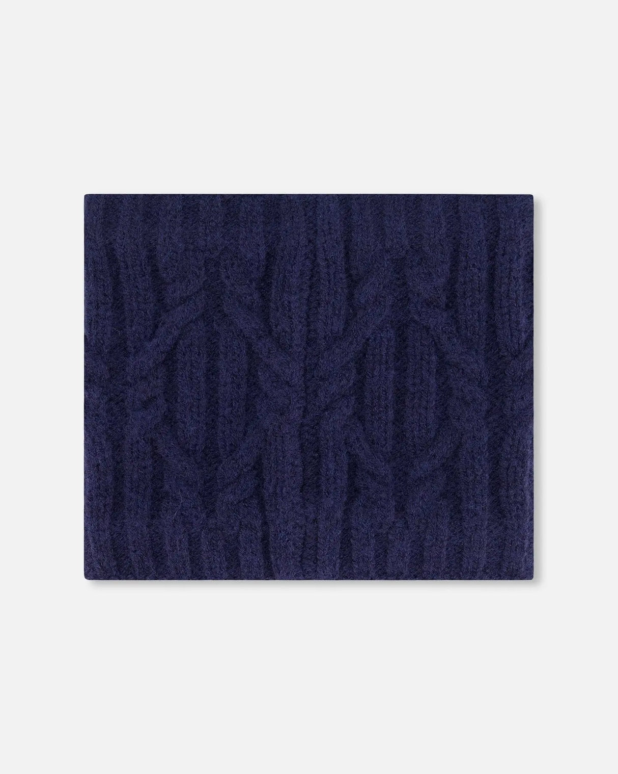 Knit Neckwarmer Navy | Deux par Deux | Jenni Kidz