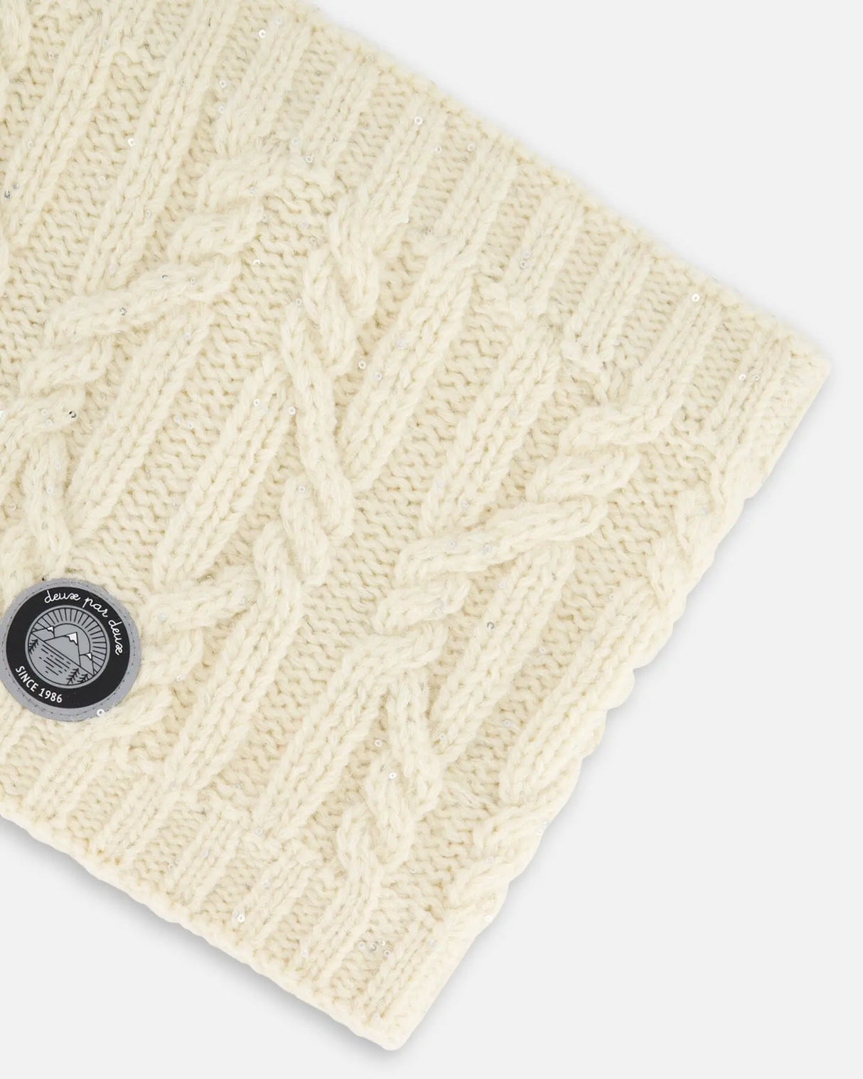 Knit Neckwarmer Off White | Deux par Deux | Jenni Kidz