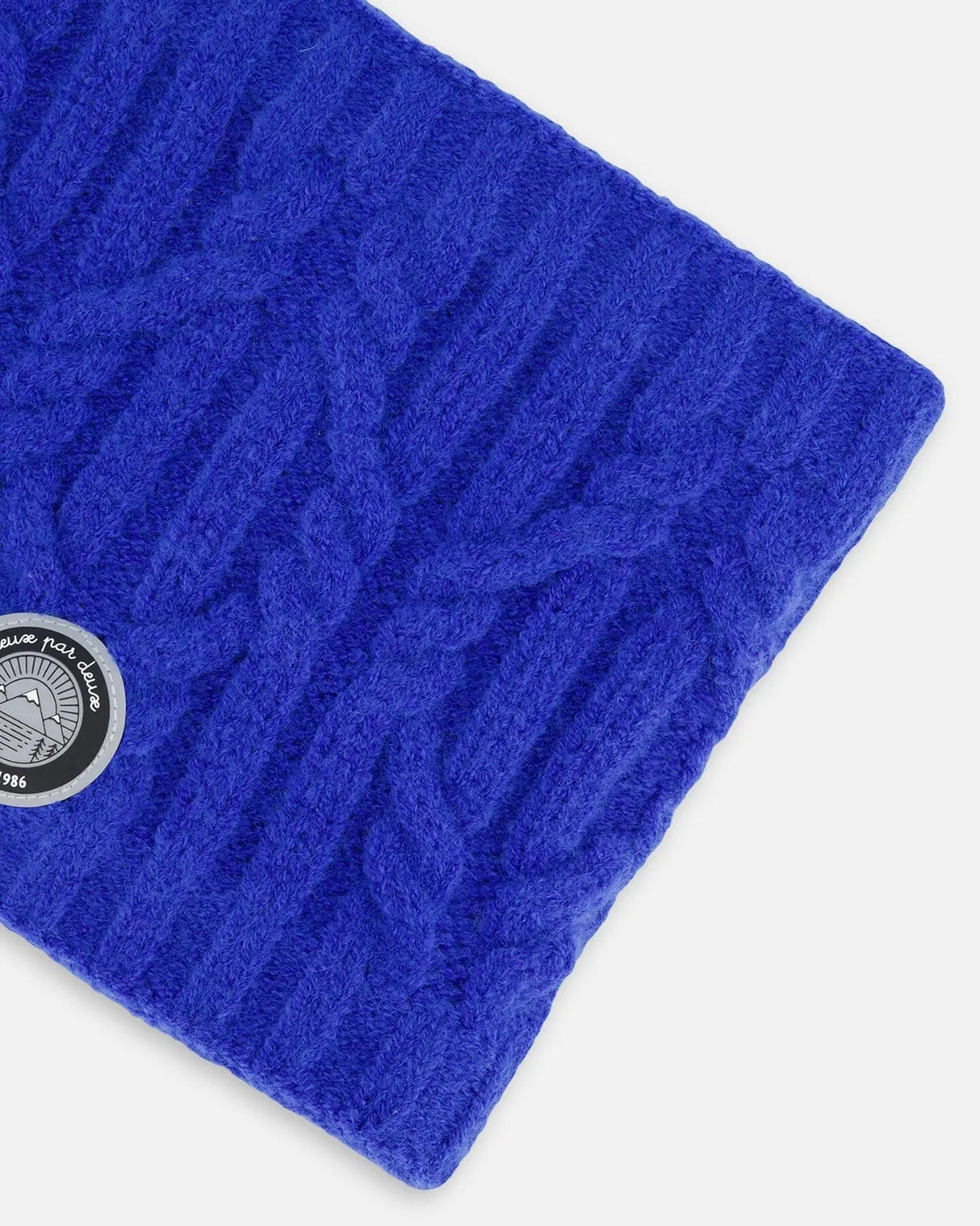 Knit Neckwarmer Royal Blue | Deux par Deux | Jenni Kidz