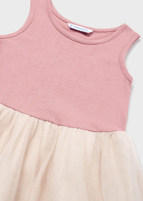 Knitted Baby Girls Dress with Tulle Skirt | Mayoral | Mayoral | Jenni Kidz