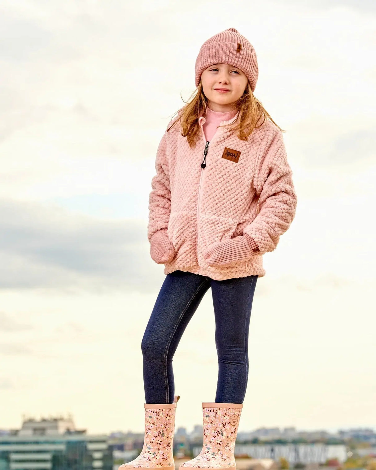 Knitted Mittens Dusty Pink | Deux par Deux | Jenni Kidz