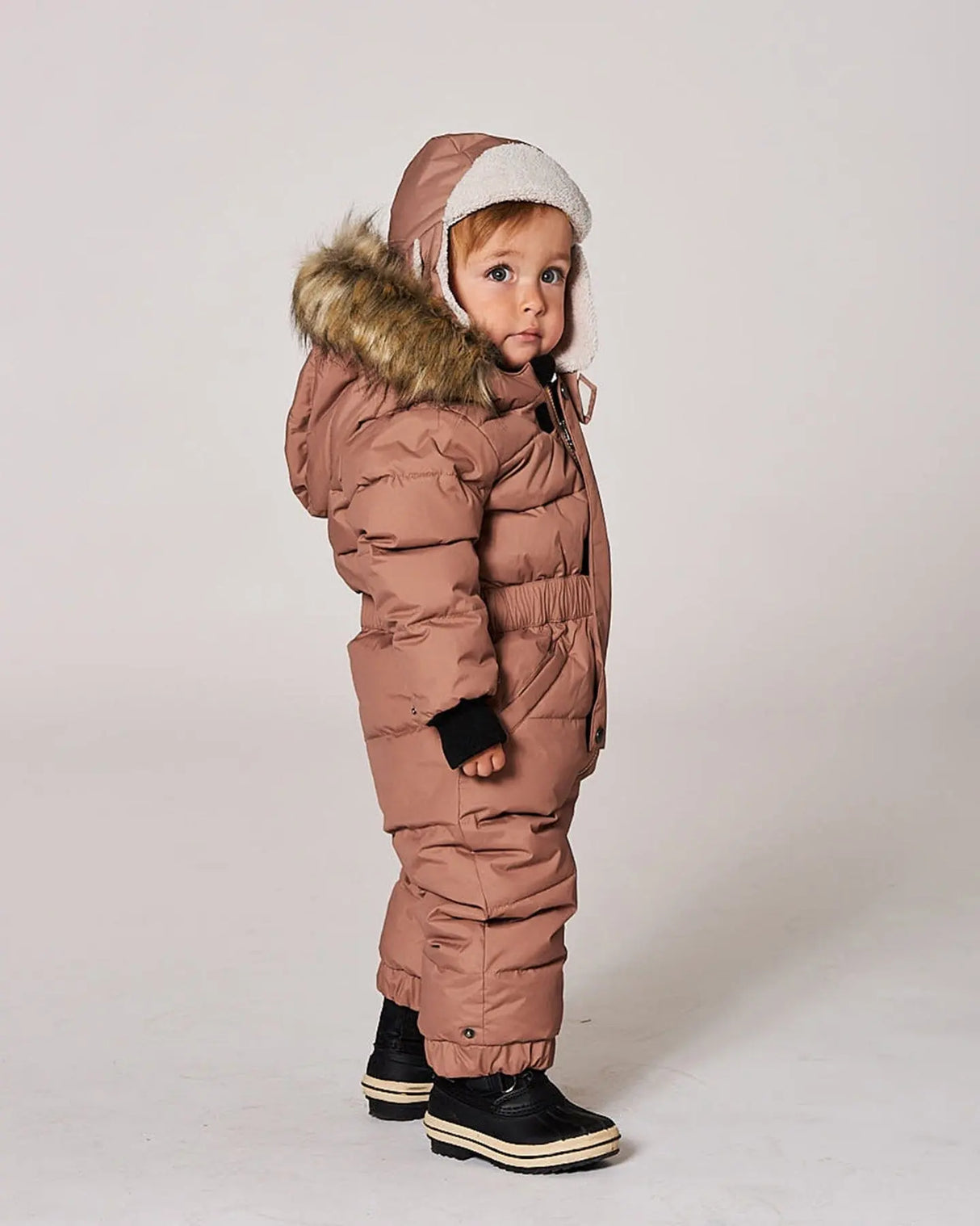 Lined Baby Chapka Chanterelle | Deux par Deux | Jenni Kidz