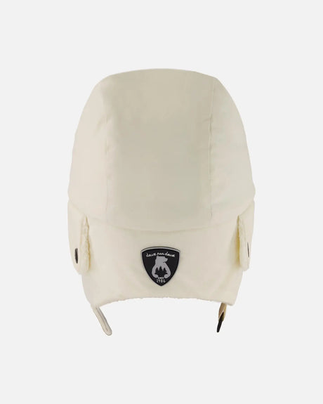 Lined Baby Chapka White Asparagus | Deux par Deux | Jenni Kidz