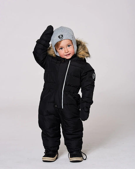 Lined Baby Knit Hat With Ears And Strings Heather Gray | Deux par Deux | Jenni Kidz