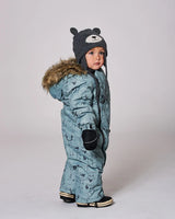 Lined Knit Hat With Ears Gray | Deux par Deux | Jenni Kidz